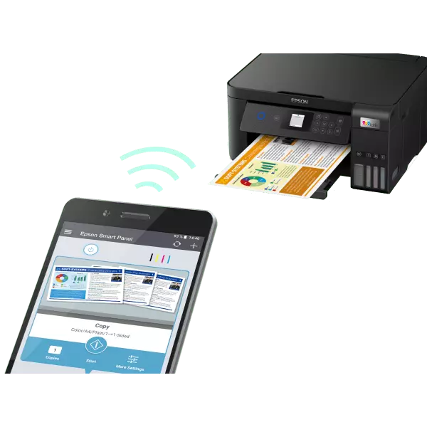 C11cj63501   epson ecotank et 2850 inkjet multifunction printer %286%29
