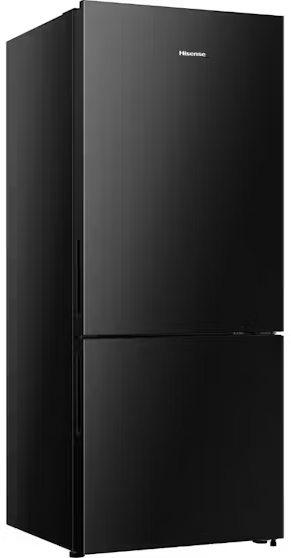 Hrbm418b   hisense 417l 8 star bottom mount fridge black steel %282%29